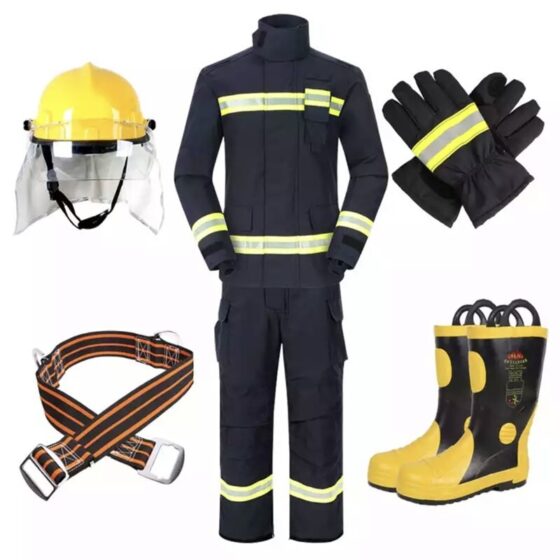 Firefighting Rescue Suit-17 - 6-Piece Flame-Retardant & Heat-Insulating Firefighting Gear