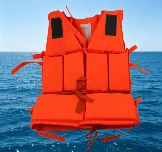 Buoyancy Life Jacket - One Size Emergency Lifesaving Equipment (100kg Weight Capacity)