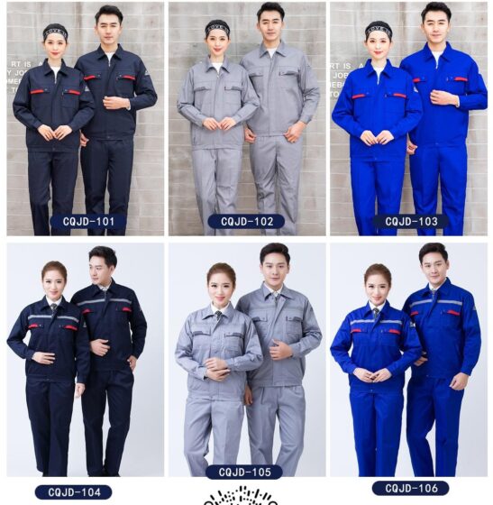Spring & Autumn Work Uniform CQJD-1 to 5 - Anti-Static Series Industrial Uniform