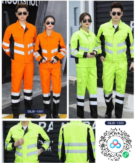 Spring & Autumn Work Uniform CQJD-11 to 16 - Anti-Static Series Industrial Uniform