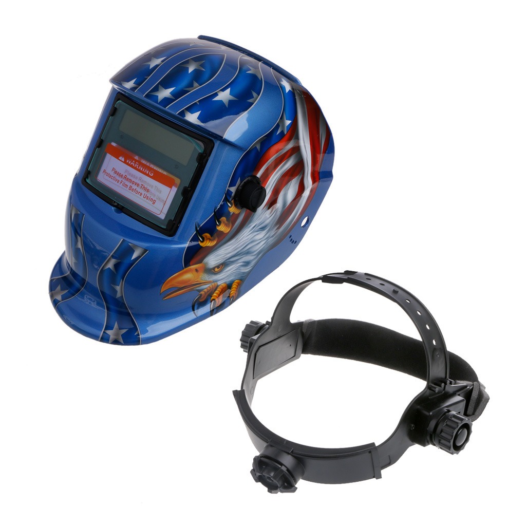 Auto-Darkening Welding Helmet YLM 1 to 5- Professional UV/IR Protection with Adjustable Sensitivity & Delay